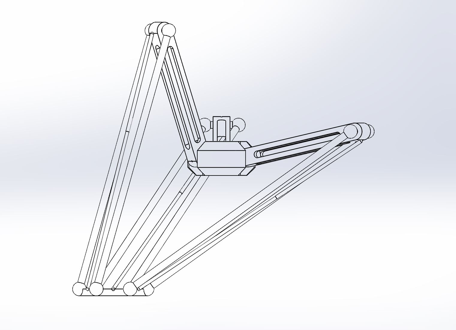 Suppression des jeux mécaniques dans robot parallèle 3 axes
